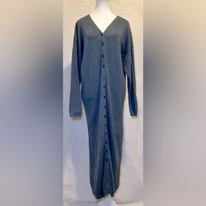 Eileen Fisher Blue Maxi Cardigan